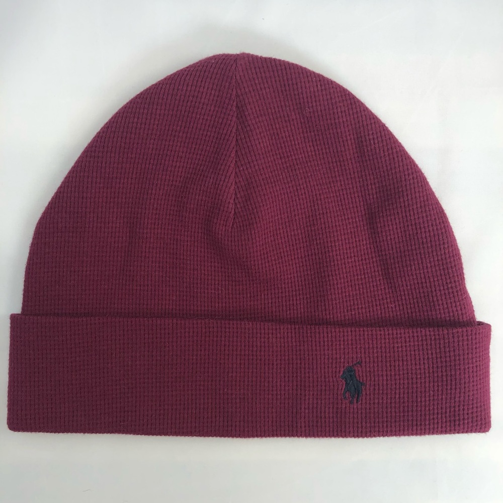 Polo Ralph Lauren Thermal Cuffed Maroon Beanie